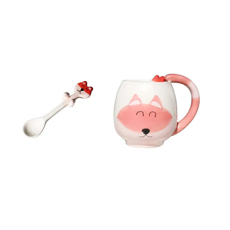 Creative Cartoon Ceramic Water Cup Mark - Bellarte Enchanté Creative Cartoon Ceramic Water Cup Mark